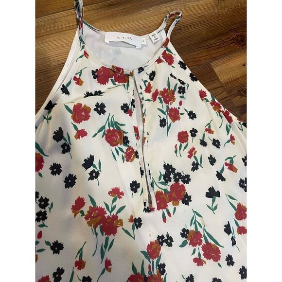A.L.C. Floral Richards Silk MIDI Dress Sz 2 - Picture 14 of 15